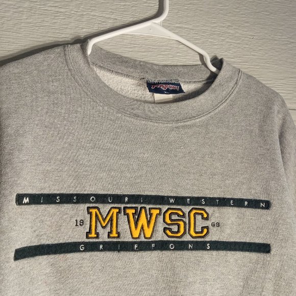 Vintage 90s Jansport Missouri Western University Griffons Crewneck Sweatshirt - Picture 4 of 4